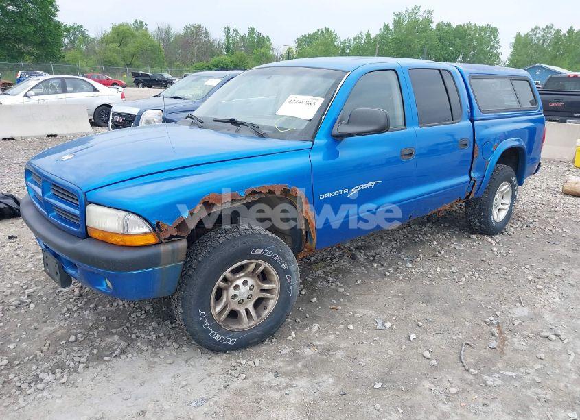 Photo 2 of 2001 Dodge Dakota SLT/SPORT (VIN 1B7GG2AN91S214863)