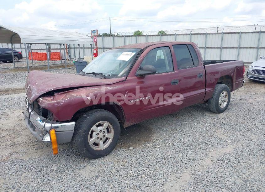 Photo 2 of 2001 Dodge Dakota SLT/SPORT (VIN 1B7GL2AX01S184116)