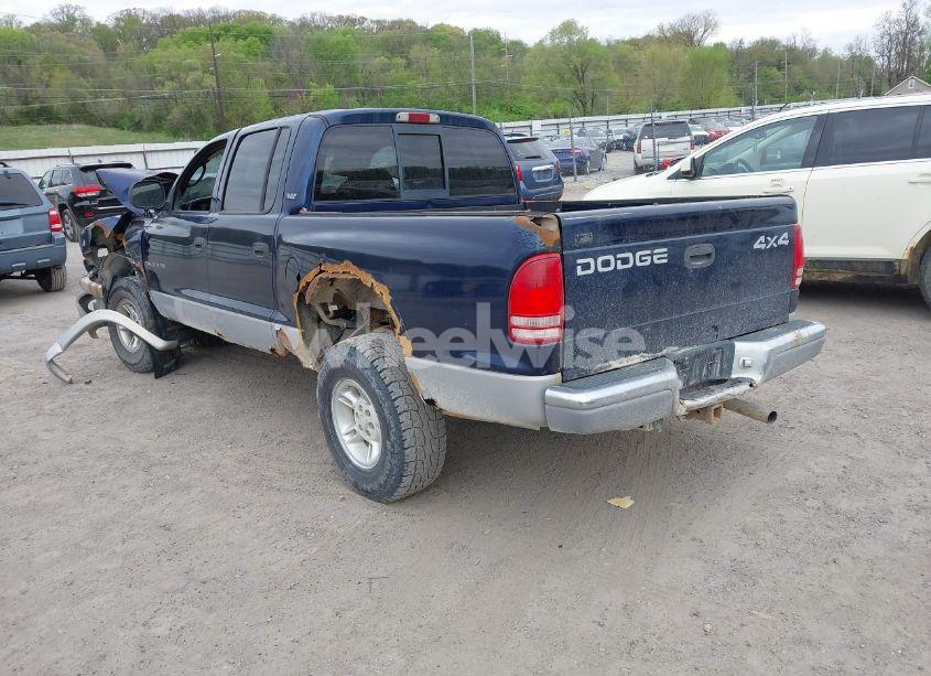 Photo 3 of 2000 Dodge Dakota SLT/SPORT (VIN 1B7HG2AZ9YS777509)