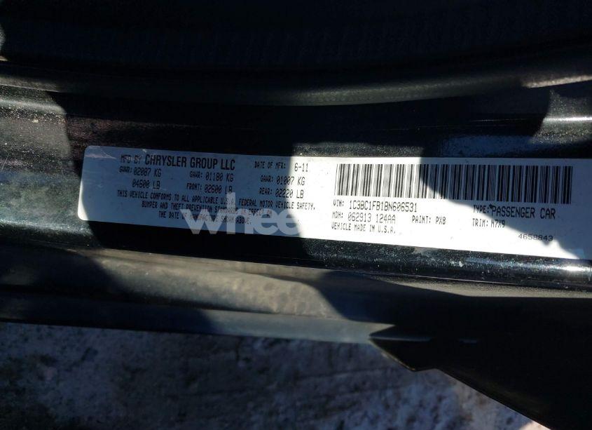 Photo 9 of 2011 Chrysler 200 TOURING (VIN 1C3BC1FB1BN606531)