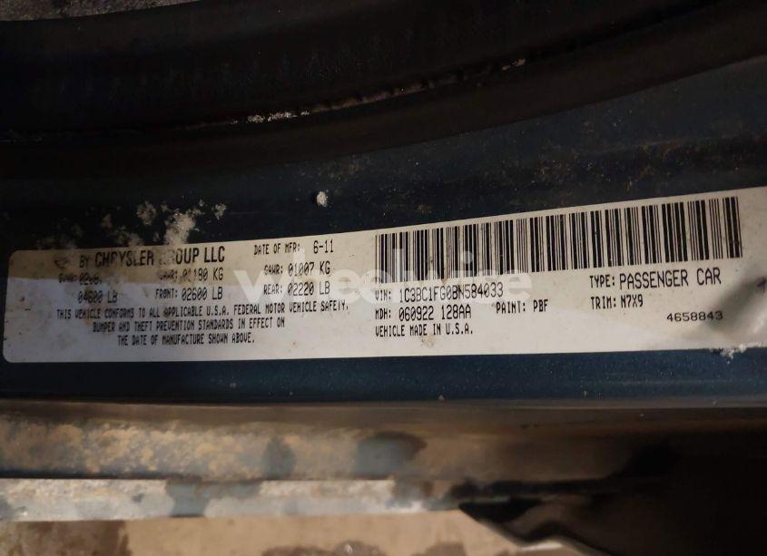 Photo 9 of 2011 Chrysler 200 TOURING (VIN 1C3BC1FG0BN584033)