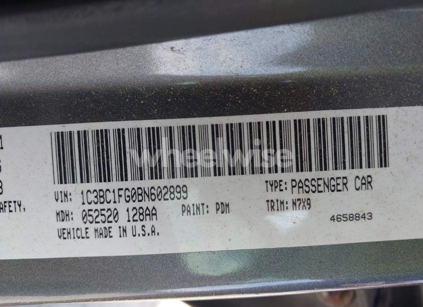 Photo 9 of 2011 Chrysler 200 TOURING (VIN 1C3BC1FG0BN602899)