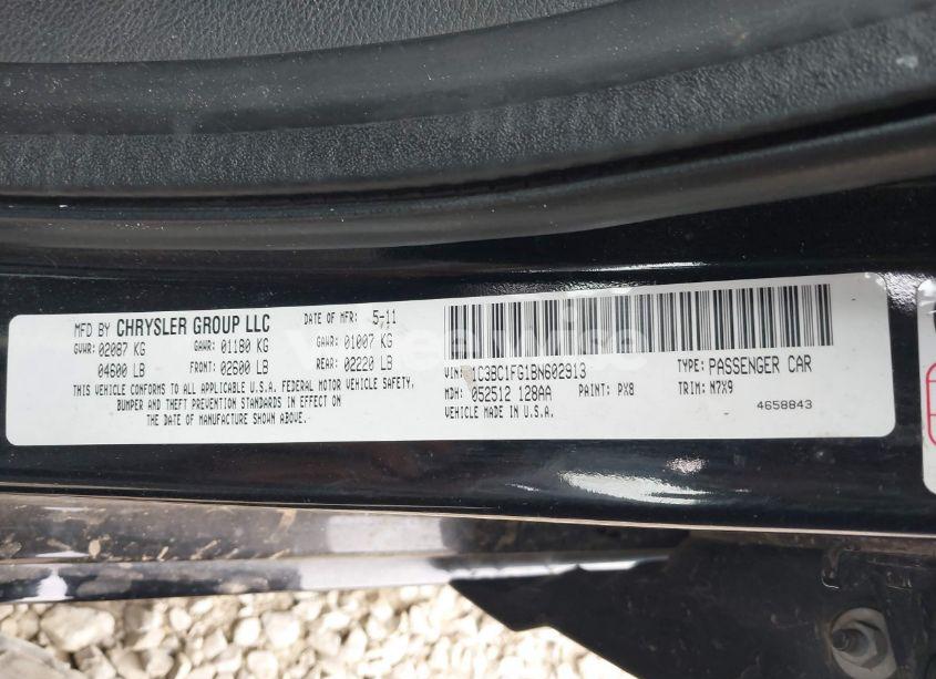 Photo 9 of 2011 Chrysler 200 TOURING (VIN 1C3BC1FG1BN602913)