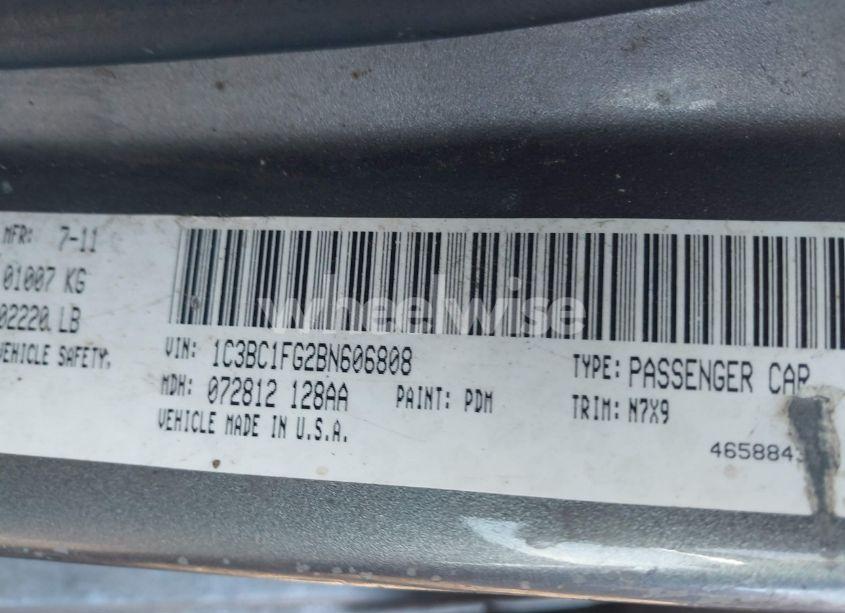 Photo 9 of 2011 Chrysler 200 TOURING (VIN 1C3BC1FG2BN606808)