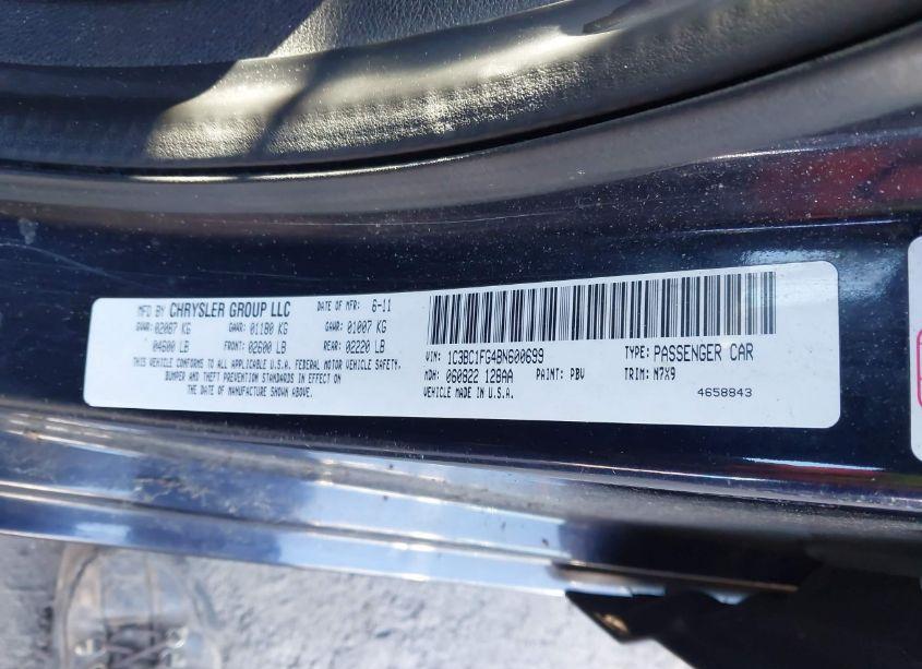 Photo 9 of 2011 Chrysler 200 TOURING (VIN 1C3BC1FG4BN600699)