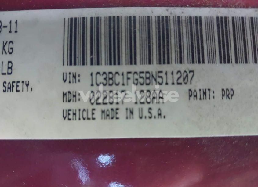 Photo 9 of 2011 Chrysler 200 TOURING (VIN 1C3BC1FG5BN511207)