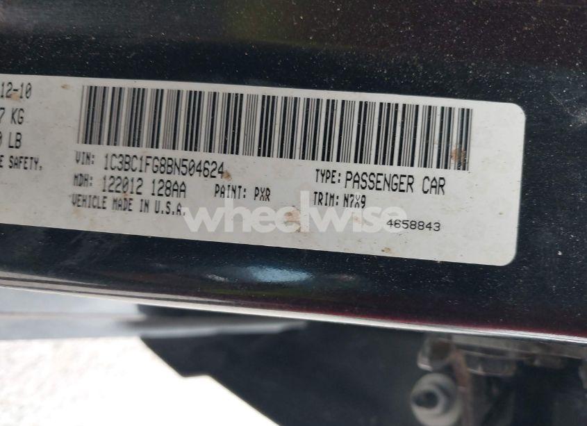 Photo 9 of 2011 Chrysler 200 TOURING (VIN 1C3BC1FG8BN504624)