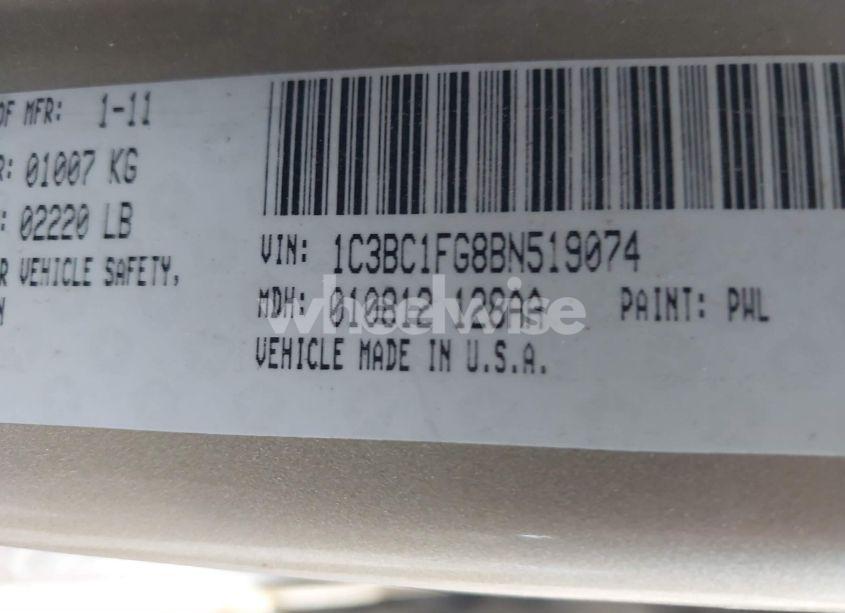 Photo 9 of 2011 Chrysler 200 TOURING (VIN 1C3BC1FG8BN519074)