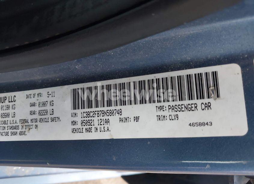 Photo 9 of 2011 Chrysler 200 LIMITED (VIN 1C3BC2FB7BN580748)