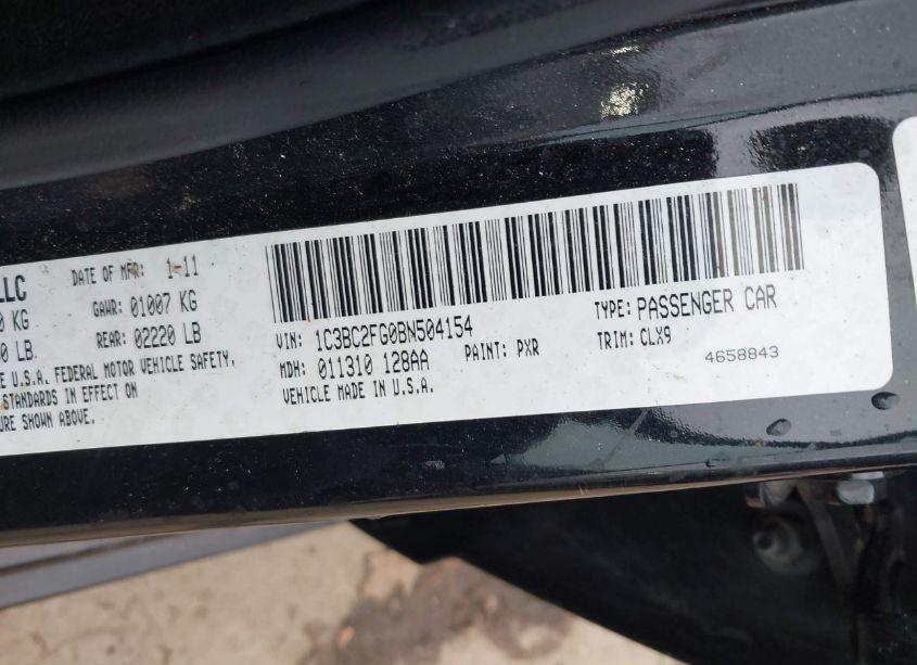 Photo 9 of 2011 Chrysler 200 LIMITED (VIN 1C3BC2FG0BN504154)