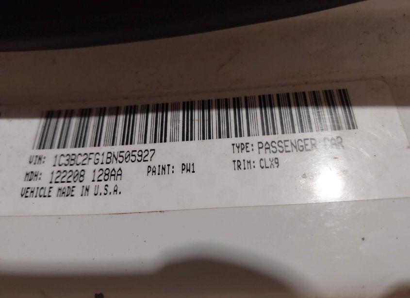 Photo 9 of 2011 Chrysler 200 LIMITED (VIN 1C3BC2FG1BN505927)