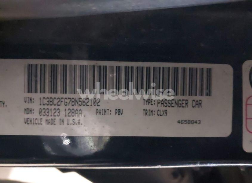 Photo 9 of 2011 Chrysler 200 LIMITED (VIN 1C3BC2FG7BN562102)