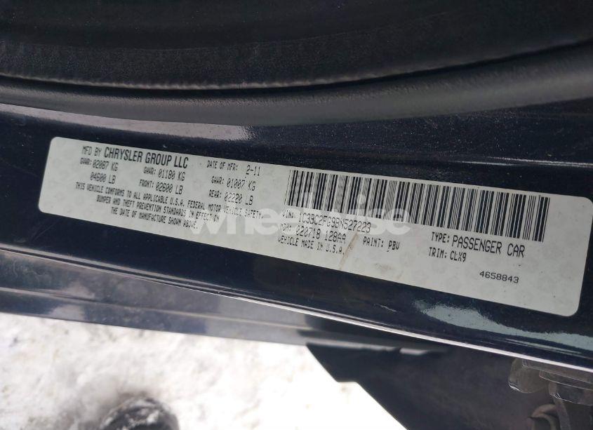 Photo 9 of 2011 Chrysler 200 LIMITED (VIN 1C3BC2FG9BN527223)