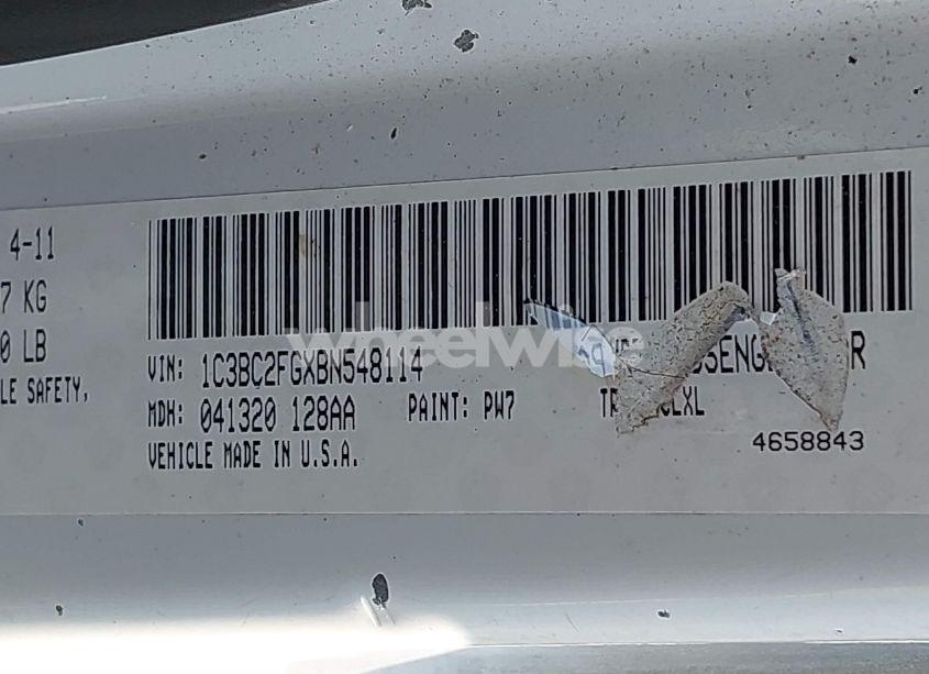 Photo 9 of 2011 Chrysler 200 LIMITED (VIN 1C3BC2FGXBN548114)