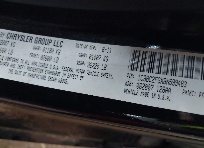 Photo 9 of 2011 Chrysler 200 LIMITED (VIN 1C3BC2FGXBN599483)