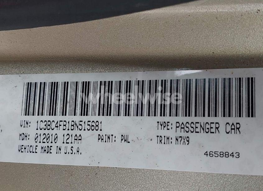 Photo 9 of 2011 Chrysler 200 LX (VIN 1C3BC4FB1BN515681)