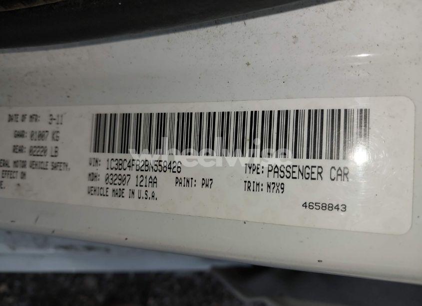 Photo 9 of 2011 Chrysler 200 LX (VIN 1C3BC4FB2BN558426)