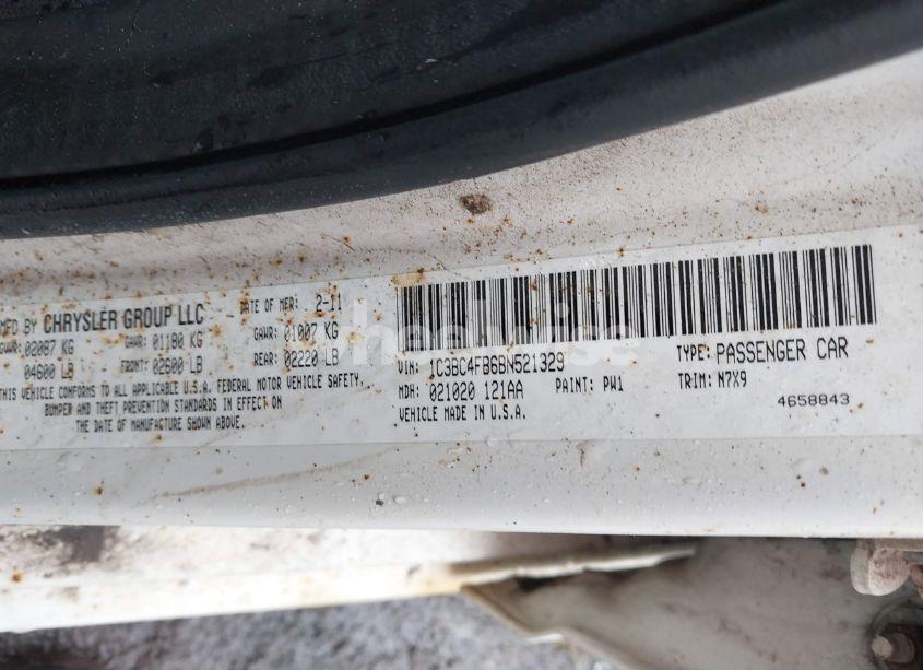 Photo 9 of 2011 Chrysler 200 LX (VIN 1C3BC4FB6BN521329)