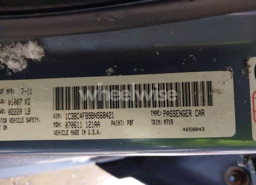 Photo 9 of 2011 Chrysler 200 LX (VIN 1C3BC4FB9BN568421)