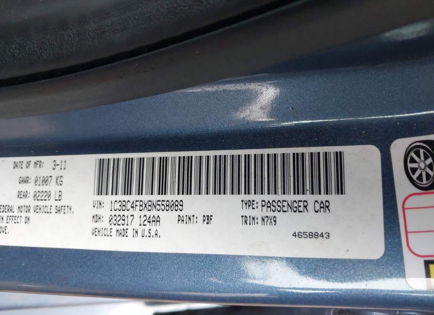 Photo 9 of 2011 Chrysler 200 LX (VIN 1C3BC4FBXBN558089)
