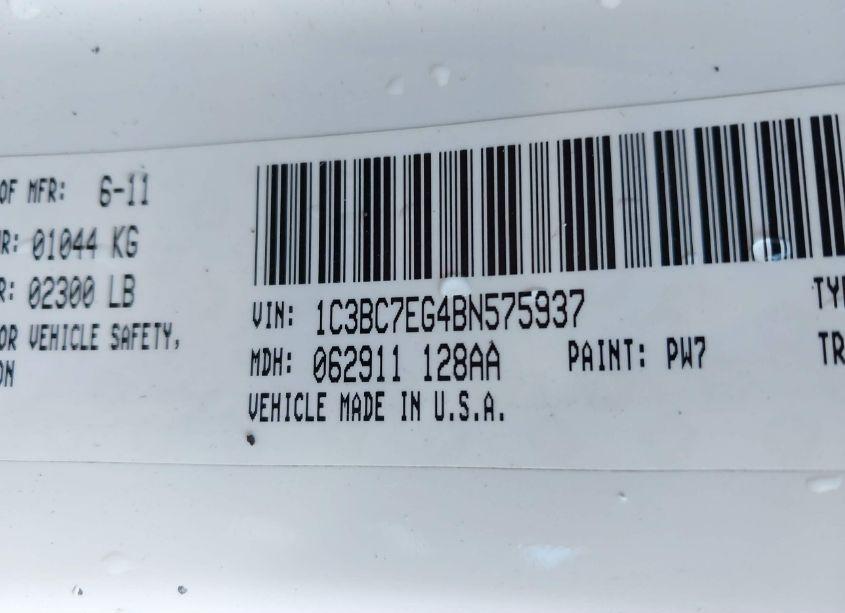 Photo 9 of 2011 Chrysler 200 LIMITED (VIN 1C3BC7EG4BN575937)