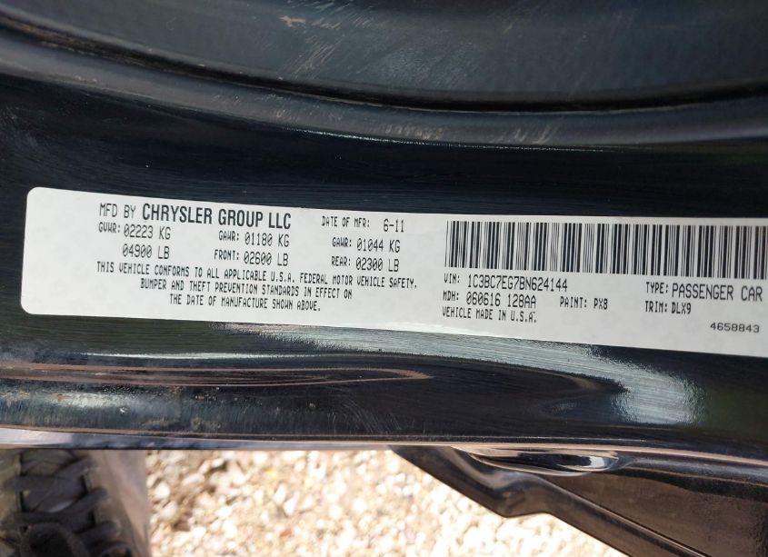 Photo 9 of 2011 Chrysler 200 LIMITED (VIN 1C3BC7EG7BN624144)