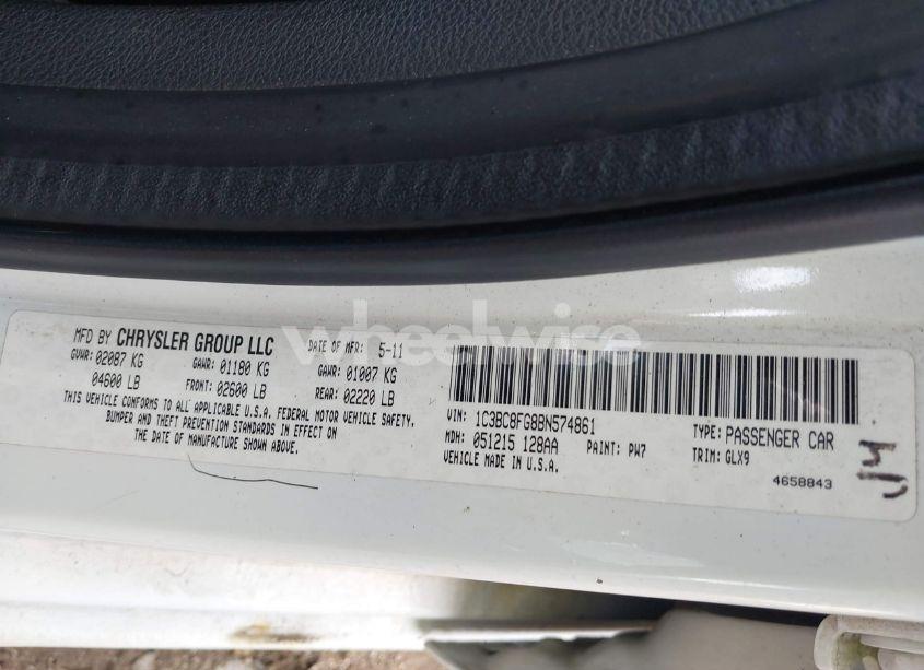 Photo 9 of 2011 Chrysler 200 S (VIN 1C3BC8FG8BN574861)