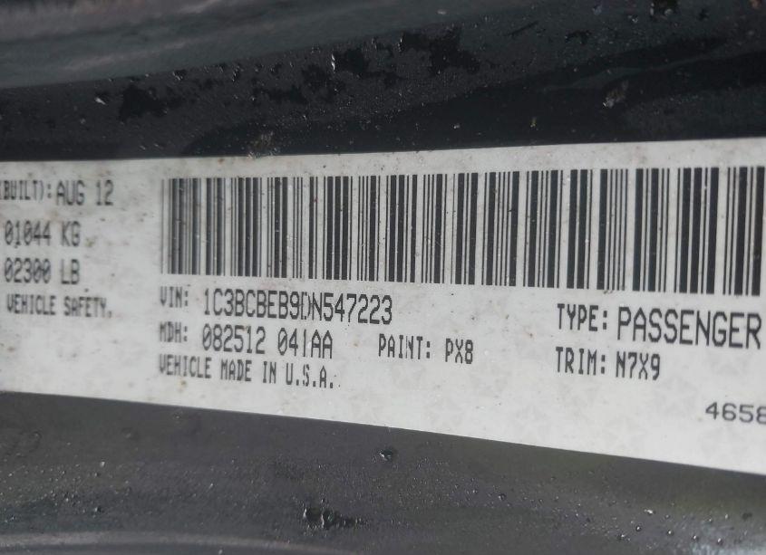 Photo 9 of 2013 Chrysler 200 TOURING (VIN 1C3BCBEB9DN547223)