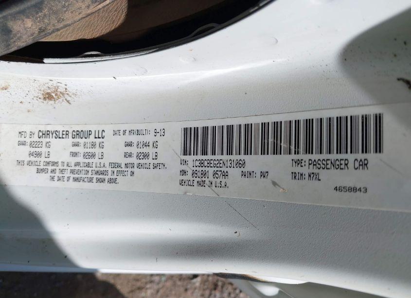 Photo 17 of 2014 Chrysler 200 TOURING (VIN 1C3BCBEG2EN131060)