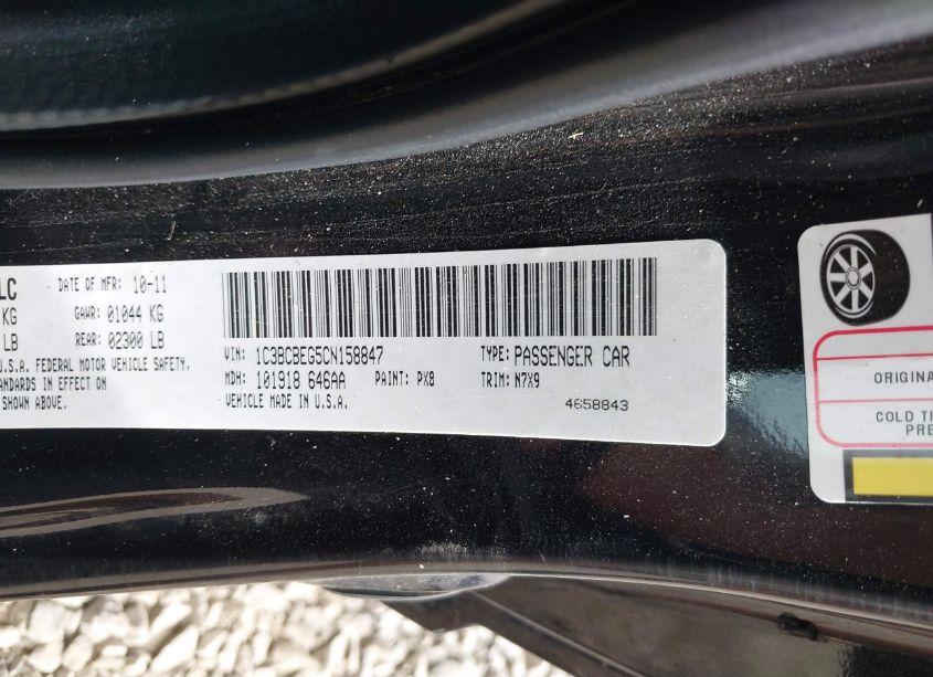 Photo 9 of 2012 Chrysler 200 TOURING (VIN 1C3BCBEG5CN158847)