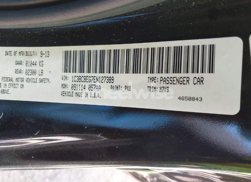 Photo 9 of 2014 Chrysler 200 TOURING (VIN 1C3BCBEG7EN127389)