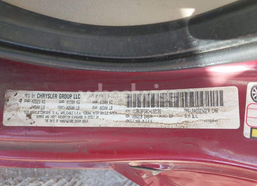 Photo 9 of 2012 Chrysler 200 LIMITED (VIN 1C3BCBFG8CN132192)