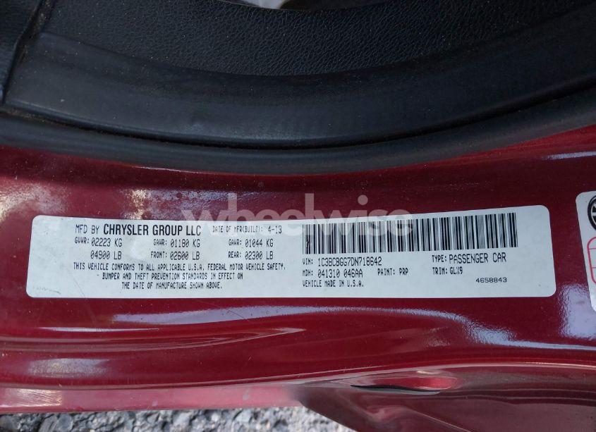 Photo 9 of 2013 Chrysler 200 S (VIN 1C3BCBGG7DN718642)