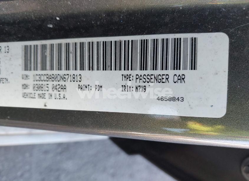 Photo 9 of 2013 Chrysler 200 LX (VIN 1C3CCBAB0DN671813)