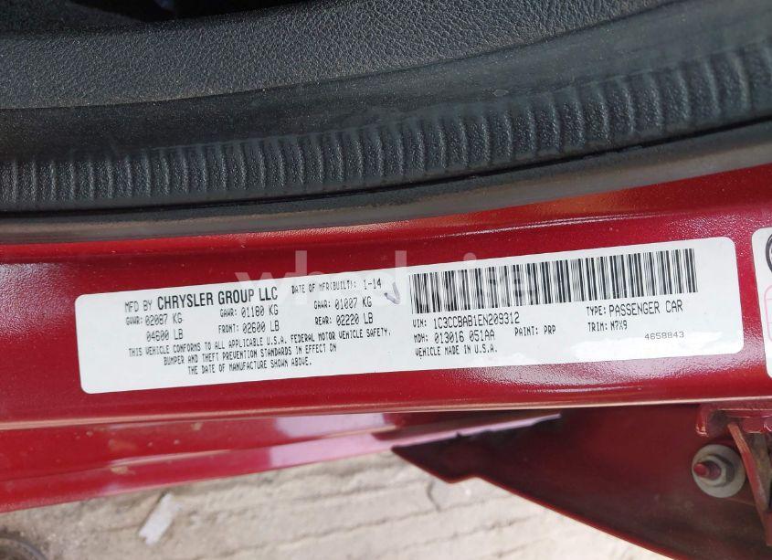 Photo 9 of 2014 Chrysler 200 LX (VIN 1C3CCBAB1EN209312)