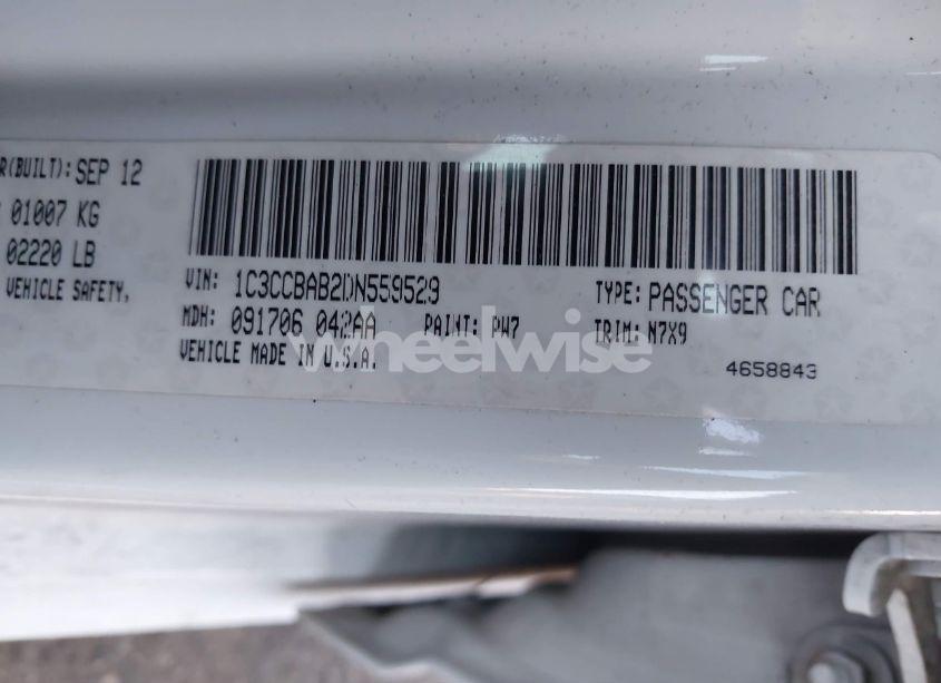 Photo 9 of 2013 Chrysler 200 LX (VIN 1C3CCBAB2DN559529)