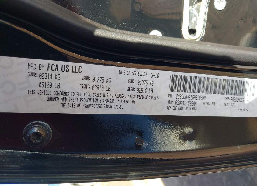 Photo 9 of 2013 Chrysler 200 LX (VIN 1C3CCBAB4DN640550)