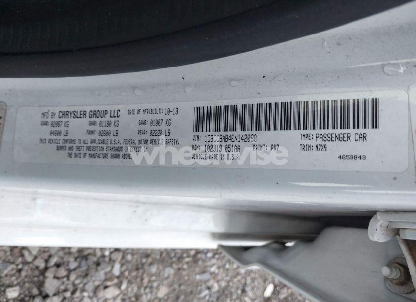 Photo 9 of 2014 Chrysler 200 LX (VIN 1C3CCBAB4EN142088)