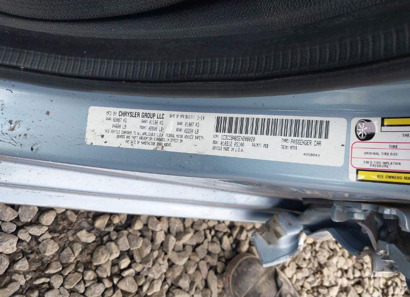 Photo 9 of 2014 Chrysler 200 LX (VIN 1C3CCBAB5EN208020)