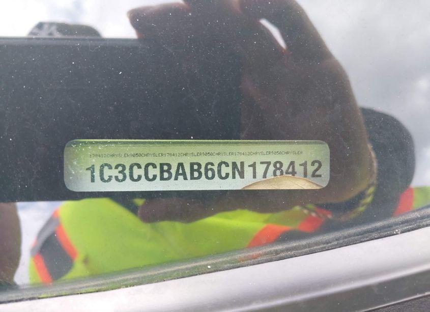 Photo 9 of 2012 Chrysler 200 LX (VIN 1C3CCBAB6CN178412)