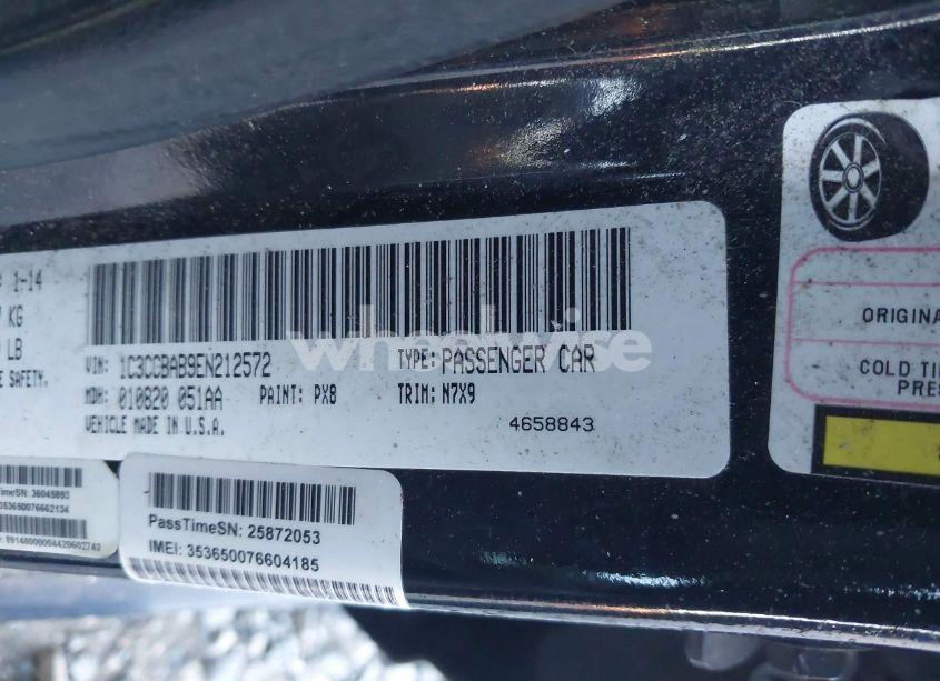 Photo 9 of 2014 Chrysler 200 LX (VIN 1C3CCBAB9EN212572)