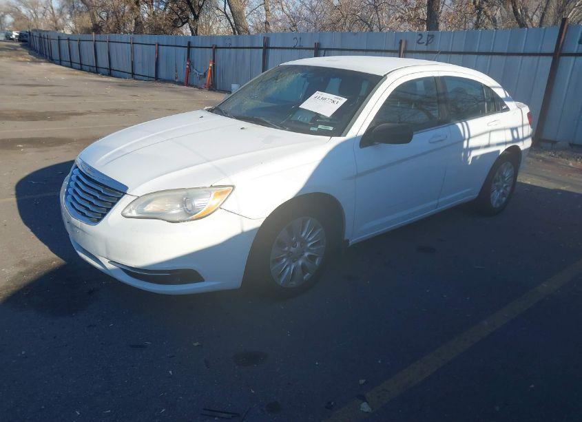 Photo 2 of 2012 Chrysler 200 LX (VIN 1C3CCBABXCN191423)