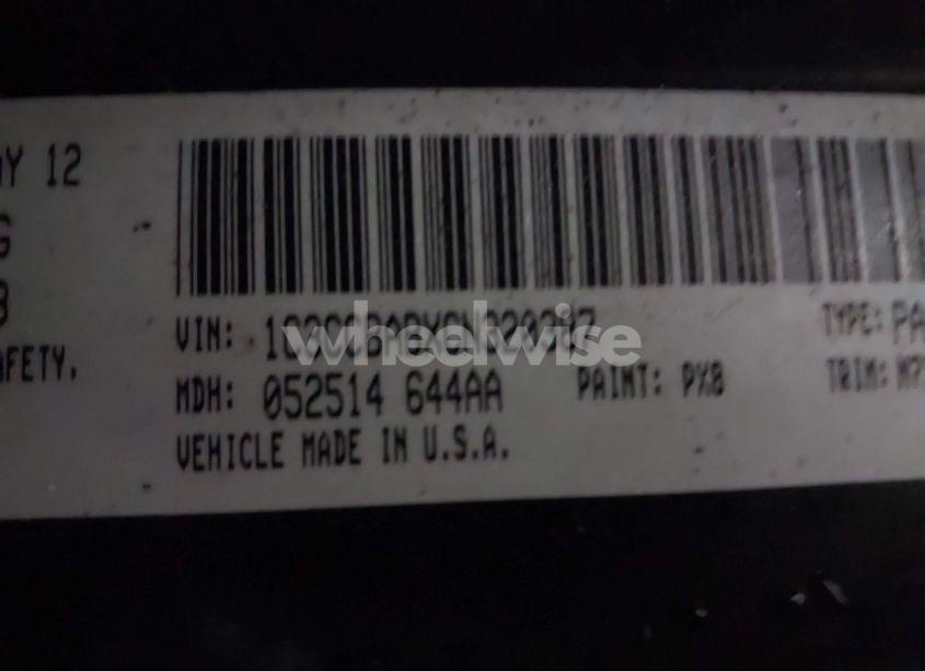 Photo 9 of 2012 Chrysler 200 LX (VIN 1C3CCBABXCN320387)