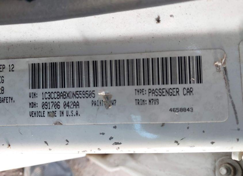 Photo 9 of 2013 Chrysler 200 LX (VIN 1C3CCBABXDN559505)