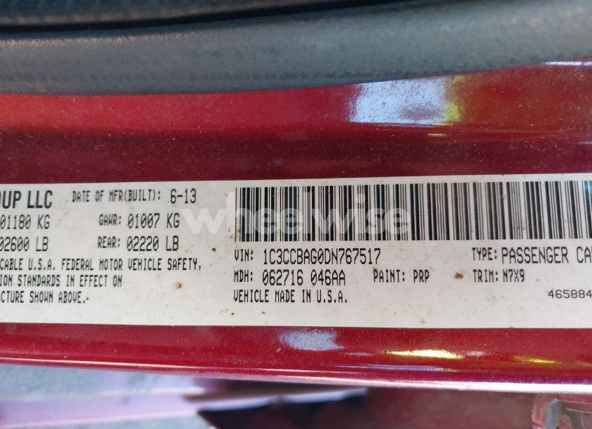 Photo 9 of 2013 Chrysler 200 LX (VIN 1C3CCBAG0DN767517)