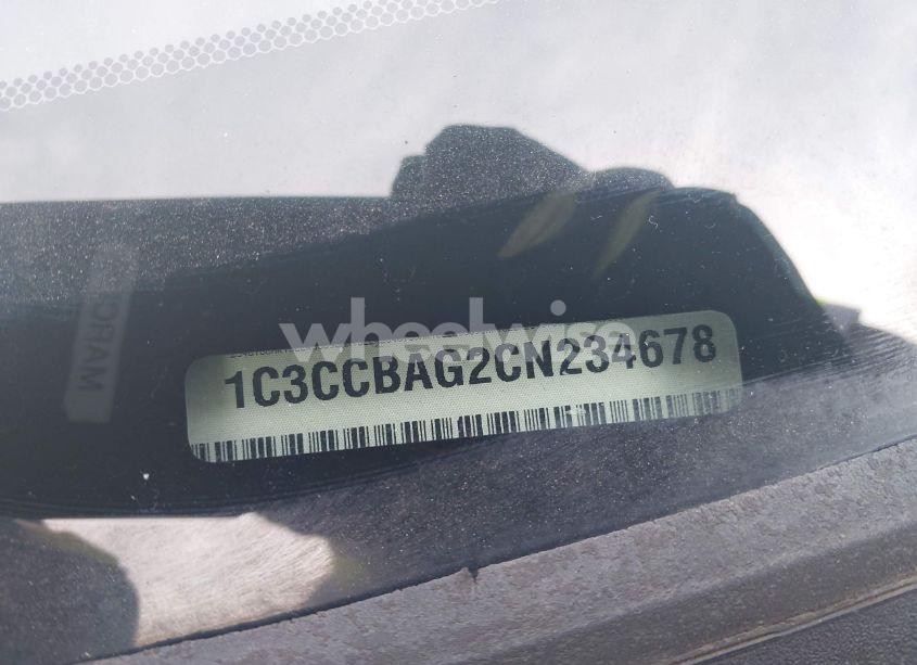 Photo 9 of 2012 Chrysler 200 LX (VIN 1C3CCBAG2CN234678)