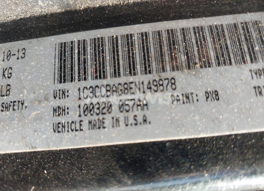 Photo 9 of 2014 Chrysler 200 LX (VIN 1C3CCBAG8EN149878)