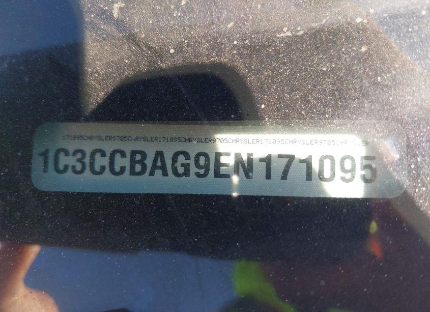 Photo 9 of 2014 Chrysler 200 LX (VIN 1C3CCBAG9EN171095)