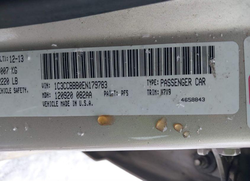 Photo 9 of 2014 Chrysler 200 TOURING (VIN 1C3CCBBB0EN179783)