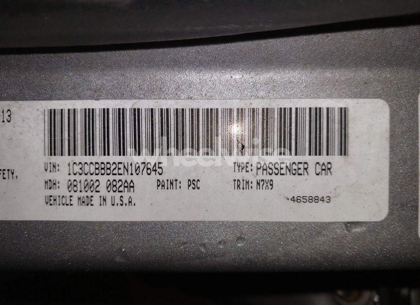 Photo 9 of 2014 Chrysler 200 TOURING (VIN 1C3CCBBB2EN107645)